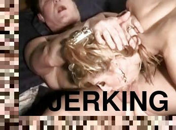 She watches us jerk off
