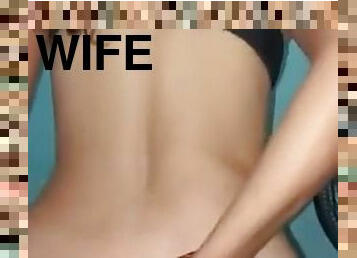 Young wife sucks huge cock of husbands african roommates
