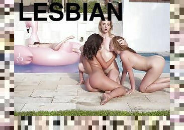 Top 5 Lesbian Outdoor Compilation! Girls Love Outdoor Lesbian Sex