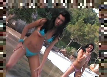 FUCKING TWO HOT BRAZILIAN SKINNY GIRLS!
