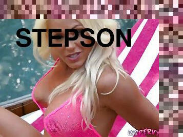 XXX Taylor Vixxen Stepson's Natural Reaction XXX - Outdoor