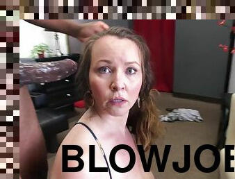 Angry KAREN Gets Her Throat Used by BBC - homemade interracial deepthroat blowjob