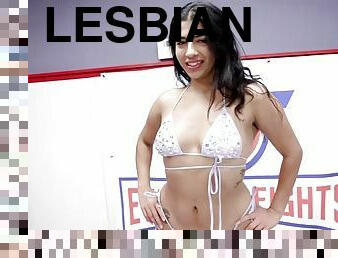 Jasmine Sherni vs Victoria Voxxx - Hardcore Lesbian Sex Fight and Strapon Fucking