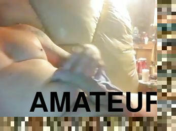 Str8 Biker Guy Wanks  Cums On Cam