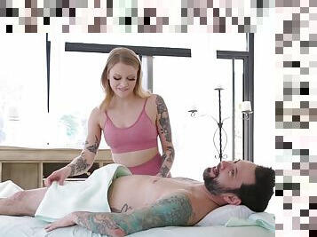 डीपथ्रोट, मालिश, गोरे, फैन्टसी, बाप-daddy, टैटू