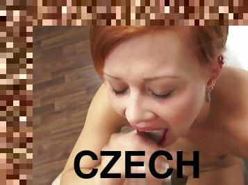 Czech redhead whore IVA in amateur hardcore interview scene