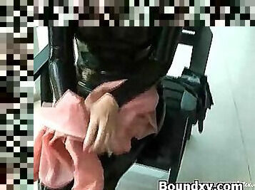 Busty Sweetie Abused In Fetish Latex Sex