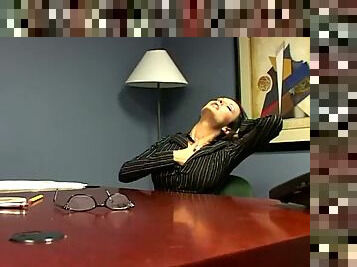 Raven secretary office surprise
