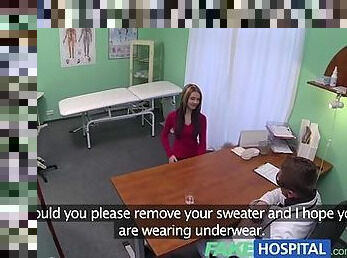 FakeHospital Spy on pretty teen slowly seduced and takes creampie