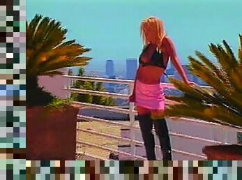 Lesbians Spank Each Other In Latex
