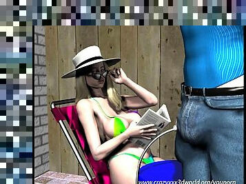 3D Comic: Mrs.Richards Adventures