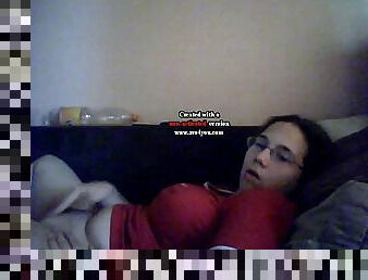 Wife mastrubate on spycam