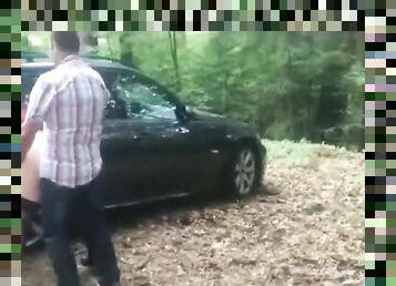 sexiest German whore dogging in public