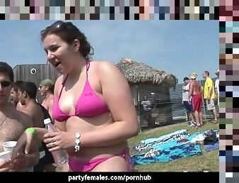 Fest, Offentlig, Amatør, Babes, Tenåring, Vakker, Springbreak