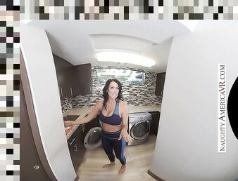naughty america - reagan foxx plays with you in vr