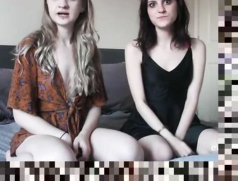 real amateur lesbian strap on sex doggystyle