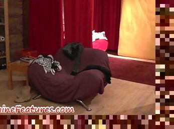 Sexy asian teen shows her sexy curves at the casting
