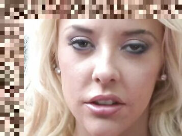 Tan Blonde Courtney Taylor Dildo Fucks Her Tight Ass & Juicy Pussy!