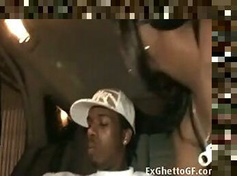 Fat ghetto whore fucked by a thug