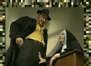 French Nun like Ass Fuck