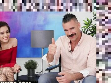 Reality Kings - Brooke Haze gets pounded in fishnets and boots by dilf