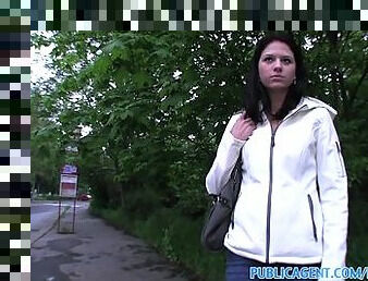 PublicAgent Outdoor blowjob and fucking with young Czech babe
