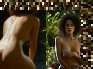 Nathalie Emmanuel jerk off challenge