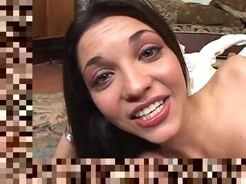 Alicia Angel degluting sperm