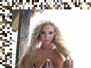 blonde calendar girl #01