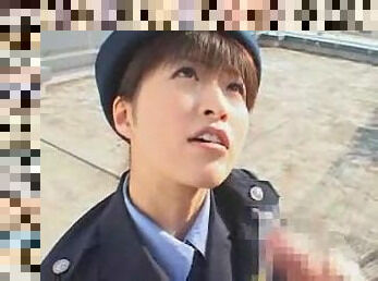 japanese female cop blowjob
