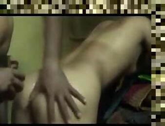Indian couple first anal in her room