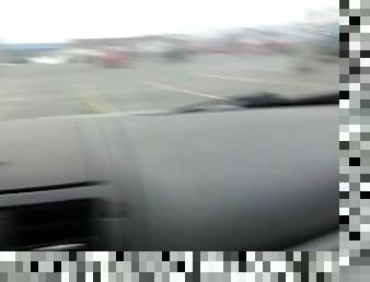 Flashing my cock in a parking lot