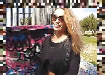 Ericas hungry pussy got banged in public