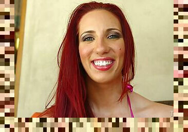 Deepthroat sotry with a kinky redhead honey