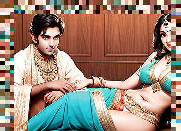 First Night of a newly married desi beautiful girl with addicted husband