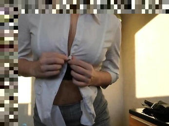 Secretara, Amatori, Jet de sperma, Milf, Ciorapi, Curva, Camera web, Bruneta, Piele, Atata