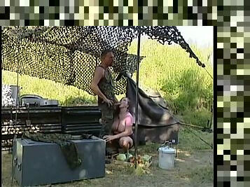 Zuzanna fucks a soldier