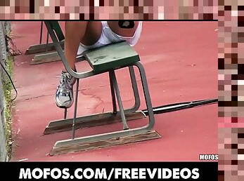 Sport, Lesbisk, Milf, Trekant, Pov, Fanget, Tennis