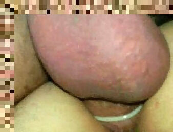 Amateur couple closeup anal