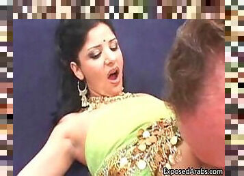 Nasty Arab whore gets her pussy licked part3