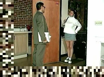 British slut Claire gets fucked at her audition