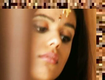 Bollywood Woman In Red Dress For Seduction And Arousing