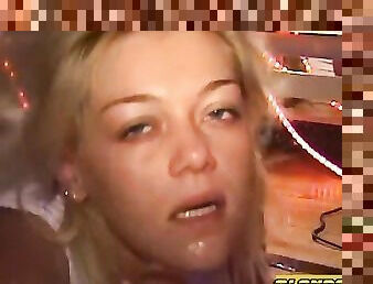 2 hot dominas with their slave - amateur compilation