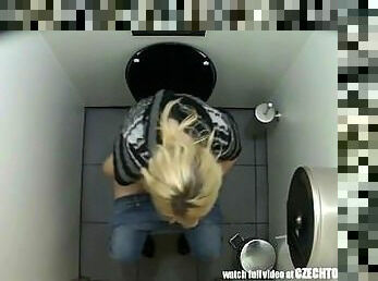 First hidden cam in toilets worldwide 720p