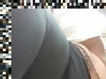 Bbw ts monae getting fucked behind the counter by front desk hotel clerk