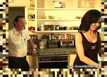 Watching Her Husband With Other Man