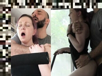 PAINAL Bunny Gets Fucked in All Three Holes During Her Workout