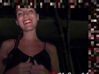 DRUNK GIRL FUCKED AFTER POOL PARTY TO WIN A BET - MYSWEETAPPLE