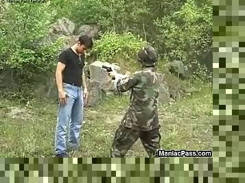 Army slut fucking maneuvers