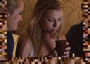 LosConsoladores - Hot blonde Russian babe gets consoled in hot FFM cuckold